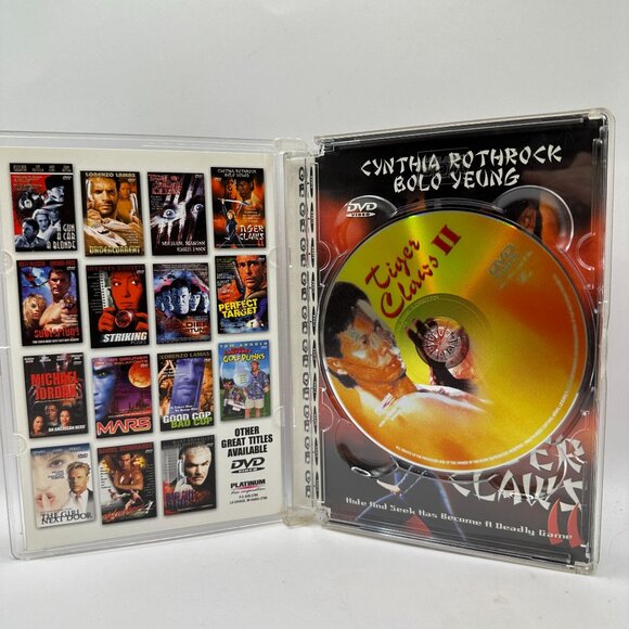 Tiger Claws II Cynthia Rothrock Bolo Yeung DVD Platinum Martial Arts Action - Picture 3 of 3
